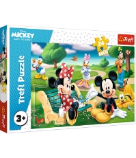 Imagine Puzzle Trefl 24 Maxi Mickey Mouse intre prieteni