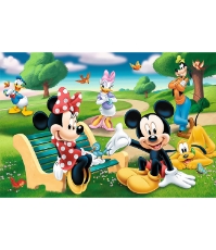 Imagine Puzzle Trefl 24 Maxi Mickey Mouse intre prieteni