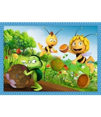 Imagine Puzzle Trefl 4 in 1 aventurile Albinutei Maya