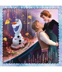 Imagine Puzzle Trefl 3 in 1 Frozen2 Regatul de Gheata