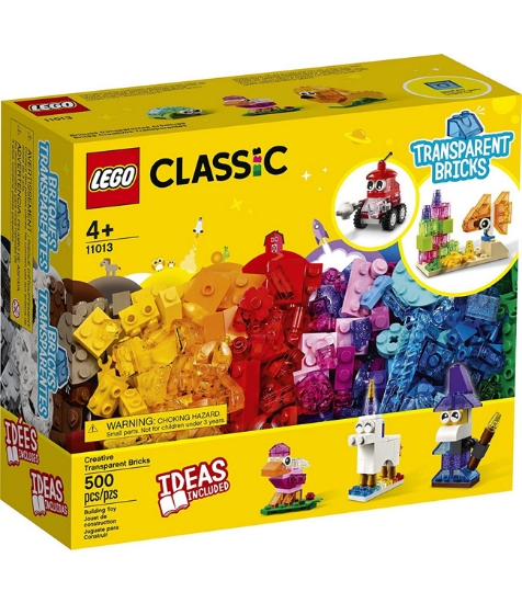 Imagine Lego Classic Caramizi transparente creative 11013