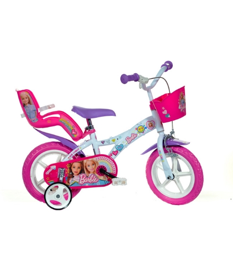 Imagine Bicicleta copii 12" - Barbie la plimbare
