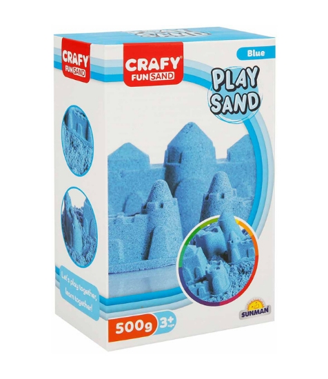 Imagine Nisip kinetic Fun Sand 500 gr culoare Albastru