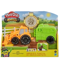 Imagine Play-Doh set Wheels:Tractorul