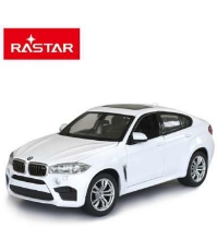 Imagine Masinuta metalica BMW X6M alb Scara 1 la 24