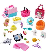 Imagine Barbie set de joaca magazin accesorii animalute