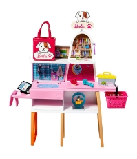 Imagine Barbie set de joaca magazin accesorii animalute