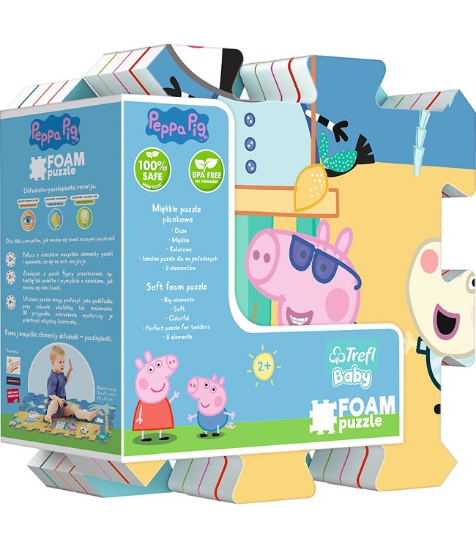 Imagine Puzzle de podea din spuma Peppa Pig Summer