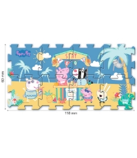 Imagine Puzzle de podea din spuma Peppa Pig Summer