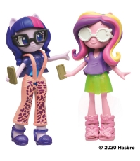 Imagine My Little Pony set figurine Equestria Girls: Twilight Sparkle si Princess Cadance