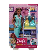 Imagine Barbie doctor Pediatru  set cu papusa