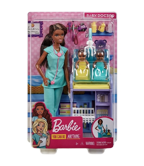 Imagine Barbie doctor Pediatru  set cu papusa