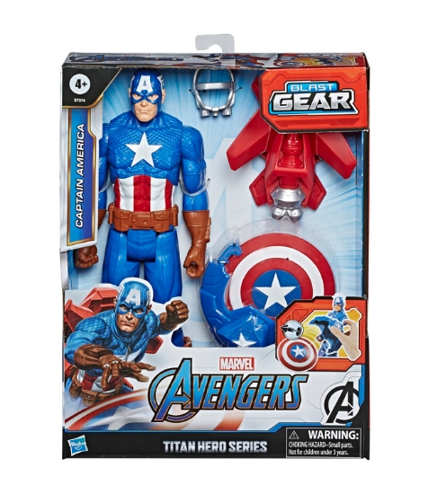 Imagine Figurina Avangers Titan Hero blast gear: Captain America 30 cm