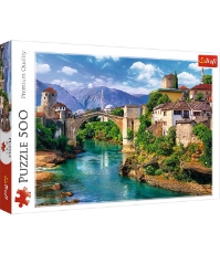 Imagine Puzzle Trefl 500 Pod Vechi Mostar Bosnia