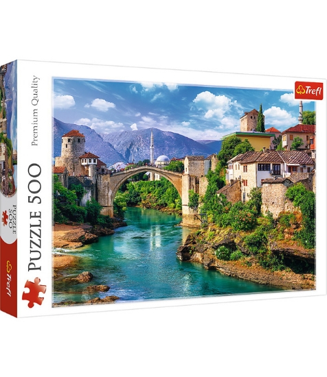 Imagine Puzzle Trefl 500 Pod Vechi Mostar Bosnia