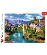 Imagine Puzzle Trefl 500 Pod Vechi Mostar Bosnia