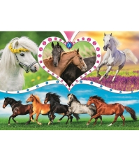 Imagine Puzzle Trefl 200 Frumosii Cai