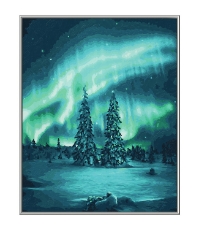 Imagine Kit pictura pe numere Lumini Polare