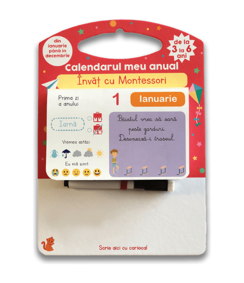 Imagine Calendarul meu anual - Invat cu Montessori - de la 3 la 6 ani