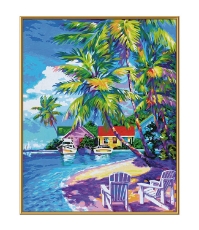 Imagine Kit  pictura pe numere Insoritul Caraibe