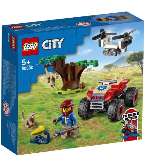 Imagine Lego City ATV de salvare a animalelor salbatice 60300