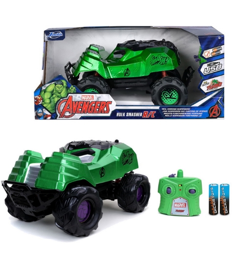 Imagine Masinuta cu telecomanda Marvel RC Hulk Smasher scara 1:14