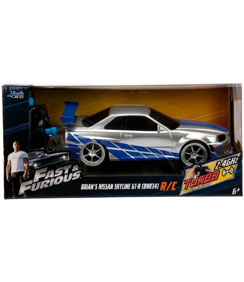 Imagine Fast and Furious Nissan Skyline GTR scara 1:24