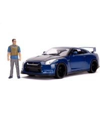 Imagine Masinuta metalica Fast and Furious Nissan Skyline scara 1:18