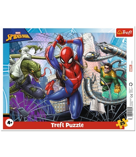 Imagine Puzzle 25  plansa Curajosul Spiderman