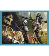 Imagine Puzzle 4 in 1 Mandalorian si lumea Lui