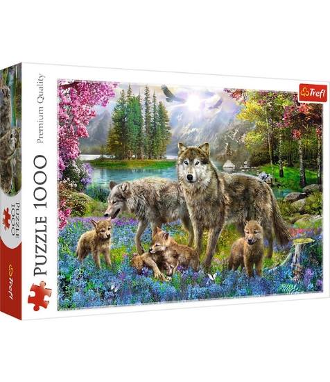 Imagine Puzzle Trefl 1000 Familie de Lupi