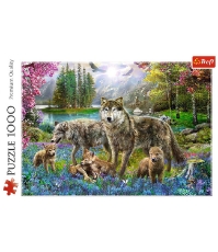 Imagine Puzzle Trefl 1000 Familie de Lupi