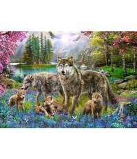 Imagine Puzzle Trefl 1000 Familie de Lupi