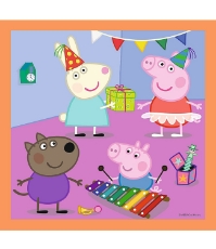 Imagine Puzzle Trefl 3 in 1, Inventiva Peppa Pig