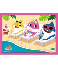 Imagine Puzzle Trefl 4 in 1, Familia Shark