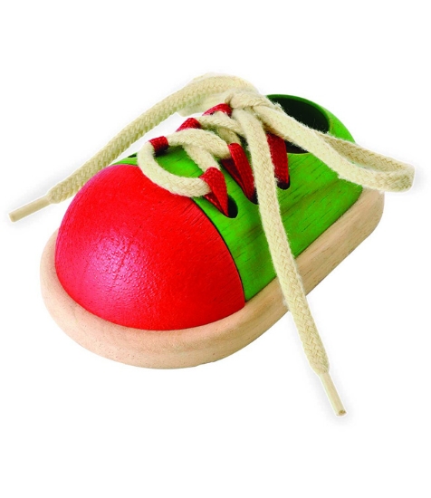 Imagine Pantof de jucarie cu sireturi pentru copii