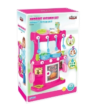 Imagine Bucatarie Hamarat Kitchen Set pink