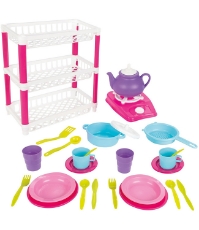 Imagine Set de servit ceaiul Hamarat Three-Tier Dish Rack