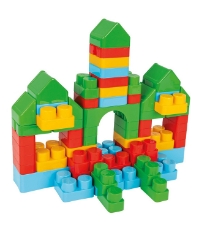 Imagine Jucarie Cuburi de construit in cutie Jumbo Blocks 166 piese