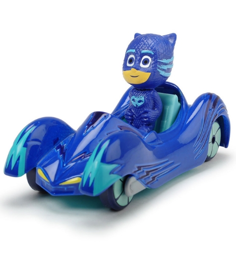 Imagine Masina Eroi in Pijama Cat-Car cu figurina