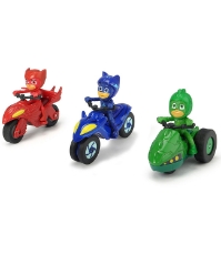 Imagine Set 3 Motociclete Eroi in Pijama cu 3 figurine