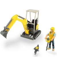 Imagine Excavator Playlife Excavator Set cu figurina si accesorii