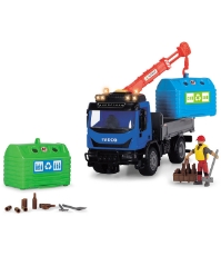 Imagine Camion Playlife Iveco Recycling Container Set cu figurina si accesorii