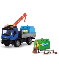 Imagine Camion Playlife Iveco Recycling Container Set cu figurina si accesorii