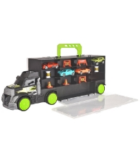 Imagine Camion Carry and Store Transporter cu 4 masinute si accesorii