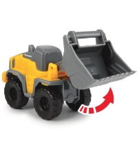 Imagine Camion Mack Volvo Micro Builder cu remorca, buldozer si camion basculant