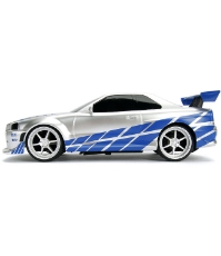 Imagine Masina Jada Toys Fast and Furious Nissan Skyline GTR cu telecomanda