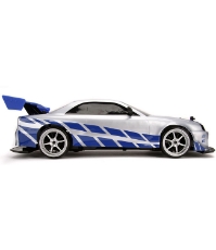 Imagine Masina Jada Toys Fast and Furious Nissan Skyline GTR Drift cu anvelope si telecomanda