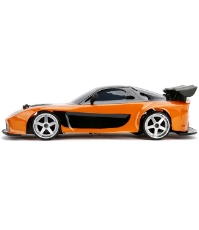 Imagine Masina Jada Toys Fast and Furious Mazda RX-7 Drift cu anvelope si telecomanda