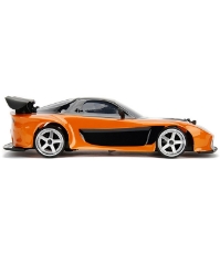 Imagine Masina Jada Toys Fast and Furious Mazda RX-7 Drift cu anvelope si telecomanda